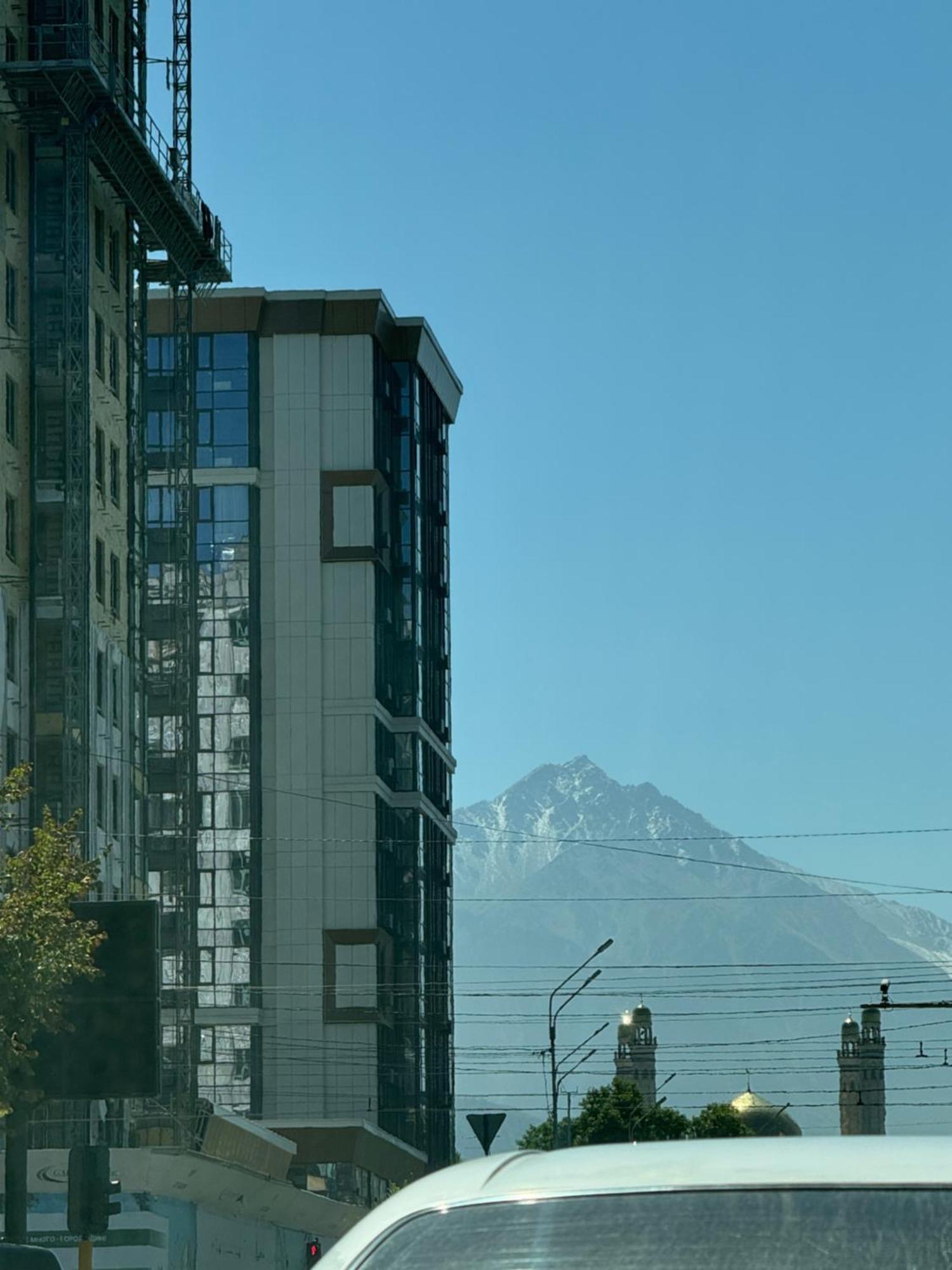 с красивым видом на горы Apartment Almaty