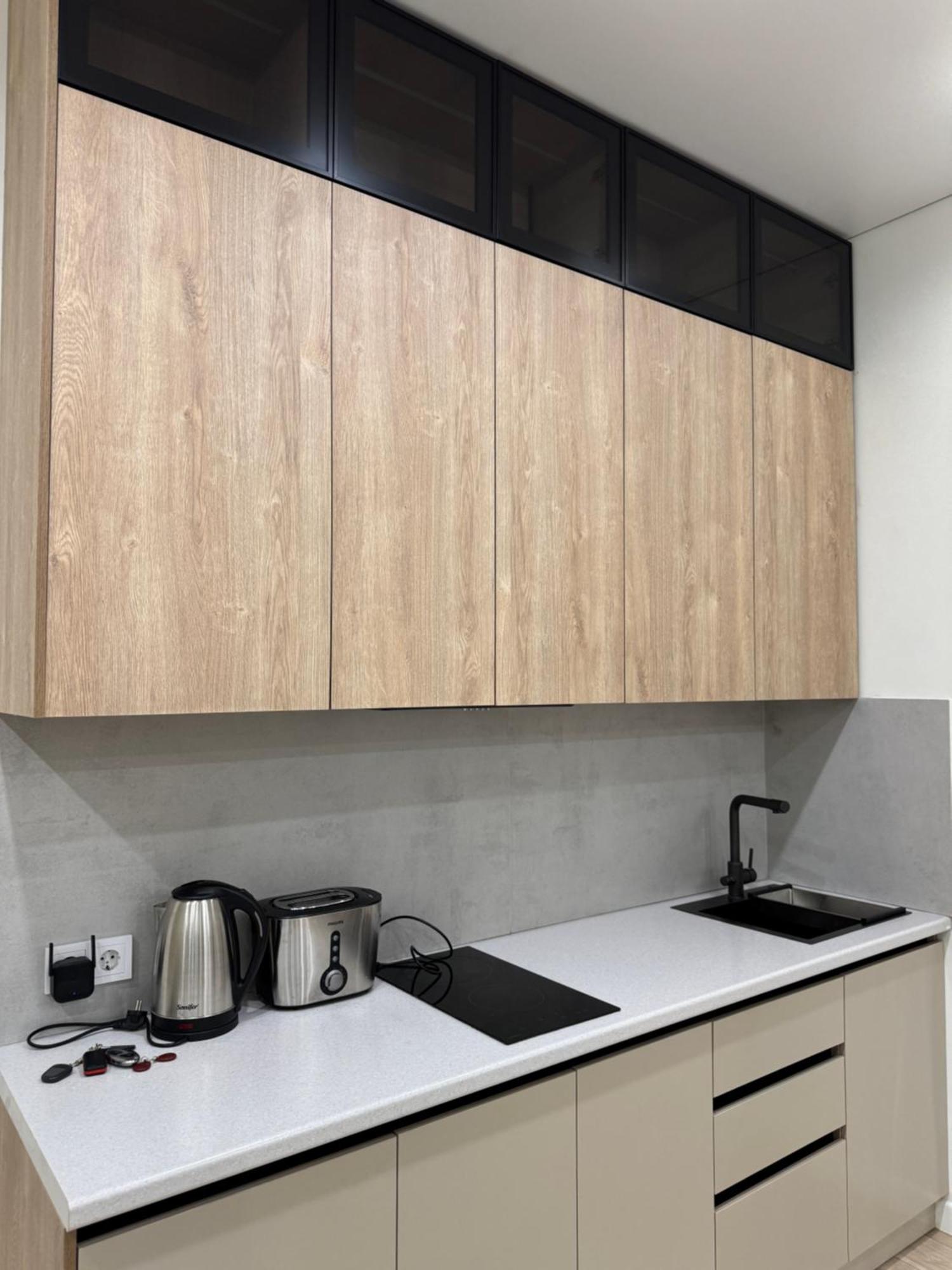 с красивым видом на горы Apartment Almaty