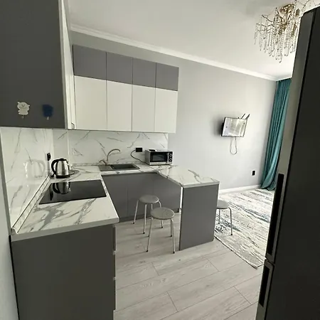 Жк Палладиум Apartment Almaty Exterior photo